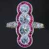 art deco jewelry ruby