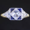 art deco jewelry rose sapphire